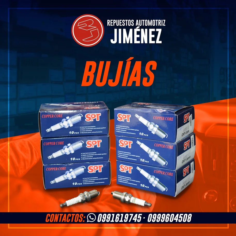 Bujías - Repuestos Automotriz Jiménez Machala