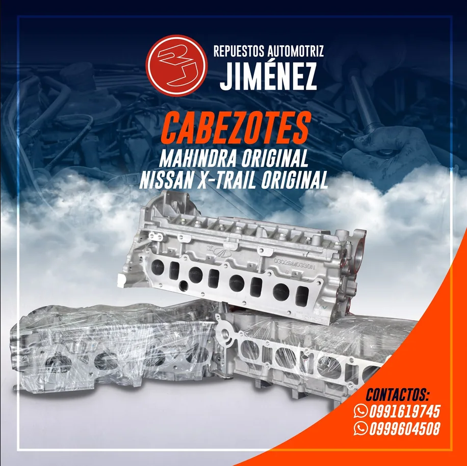 Cabezotes - Repuestos Automotriz Jiménez Machala