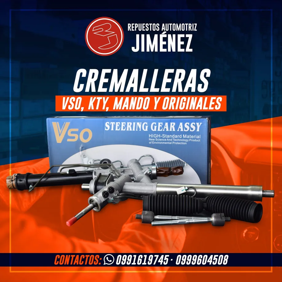 Cremalleras de dirección - Repuestos Automotriz Jiménez Machala